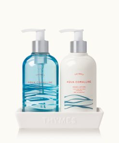 Aqua Coralline Sink Set