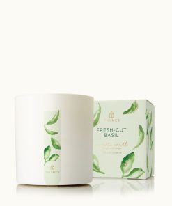 Fresh-Cut Basil Poured Candle