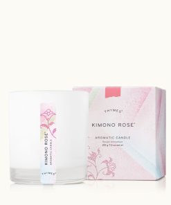 Kimono Rose Candle