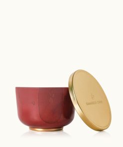 Simmered Cider Candle Tin with Gold Lid