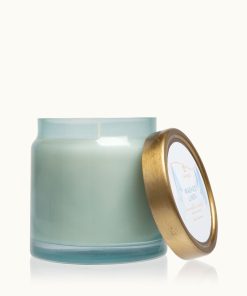 Washed Linen Statement Poured Candle